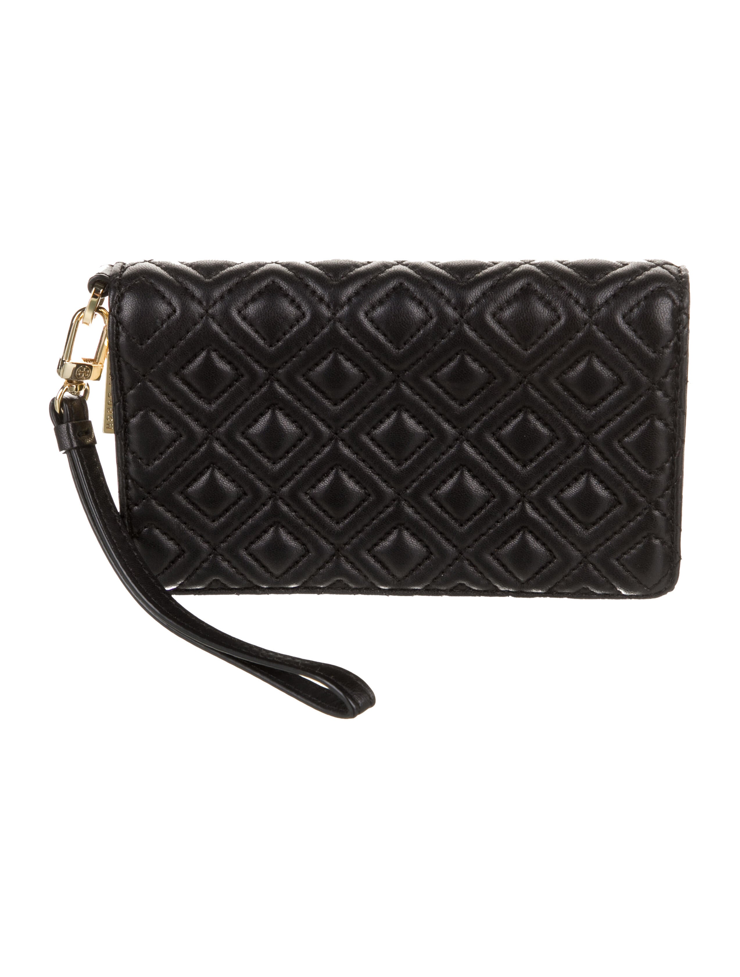 Tory Burch Leather Wristlet