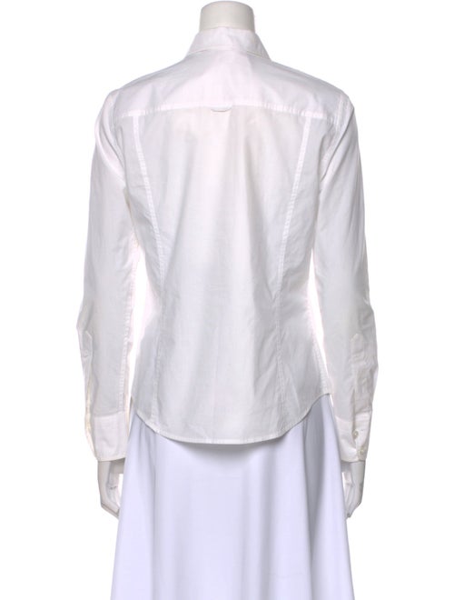 Tory Burch Long Sleeve Button-Up Top