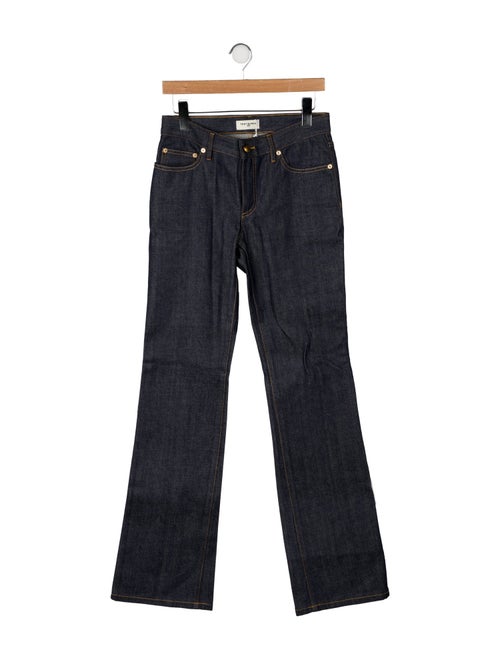 Tory Burch Mid-Rise Wide Leg Jeans
