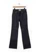 Tory Burch Mid-Rise Wide Leg Jeans