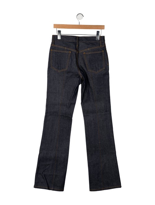 Tory Burch Mid-Rise Wide Leg Jeans