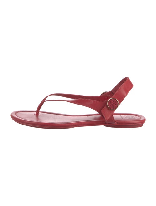 Tory Burch Leather T-Strap Sandals