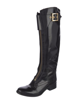 Tory Burch Patent Leather Riding Boots