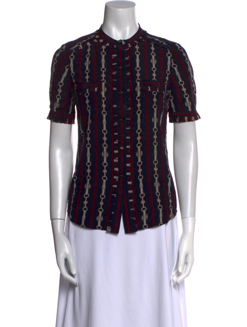 Tory Burch Silk Printed Blouse