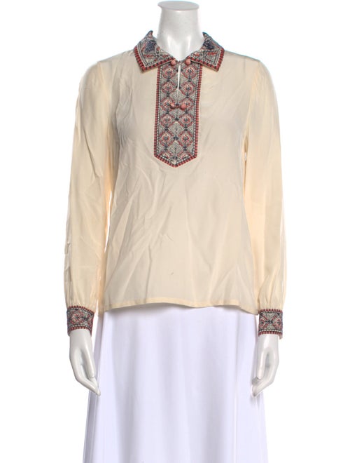 Tory Burch Long Sleeve Polo