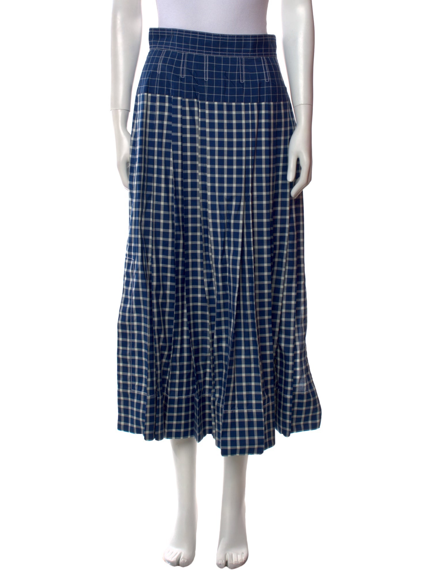 Tory Burch Silk Midi Length Skirt