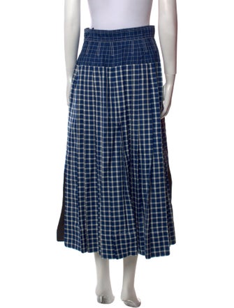 Tory Burch Silk Midi Length Skirt