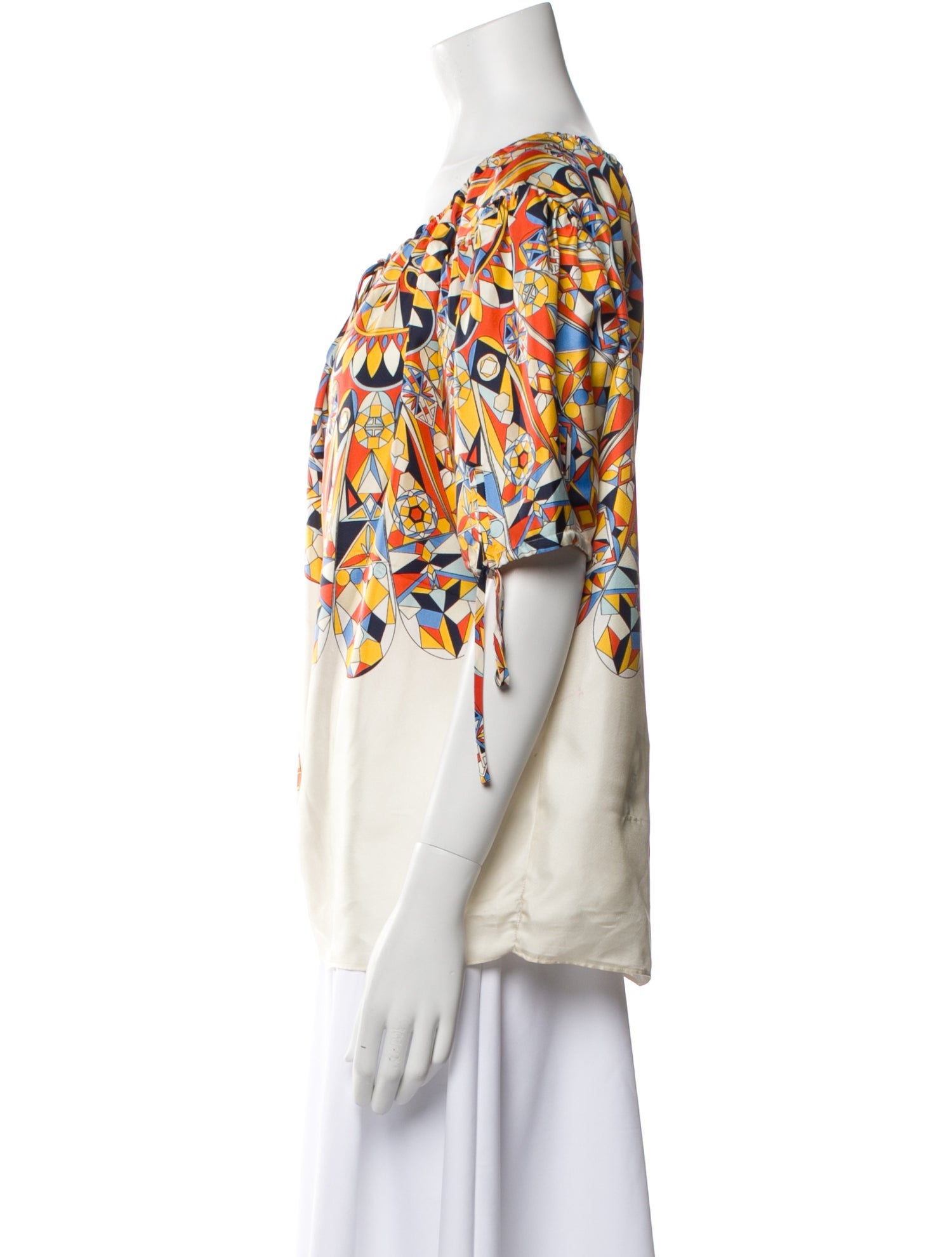 Tory Burch Silk Printed Blouse