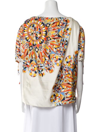 Tory Burch Silk Printed Blouse
