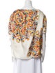 Tory Burch Silk Printed Blouse