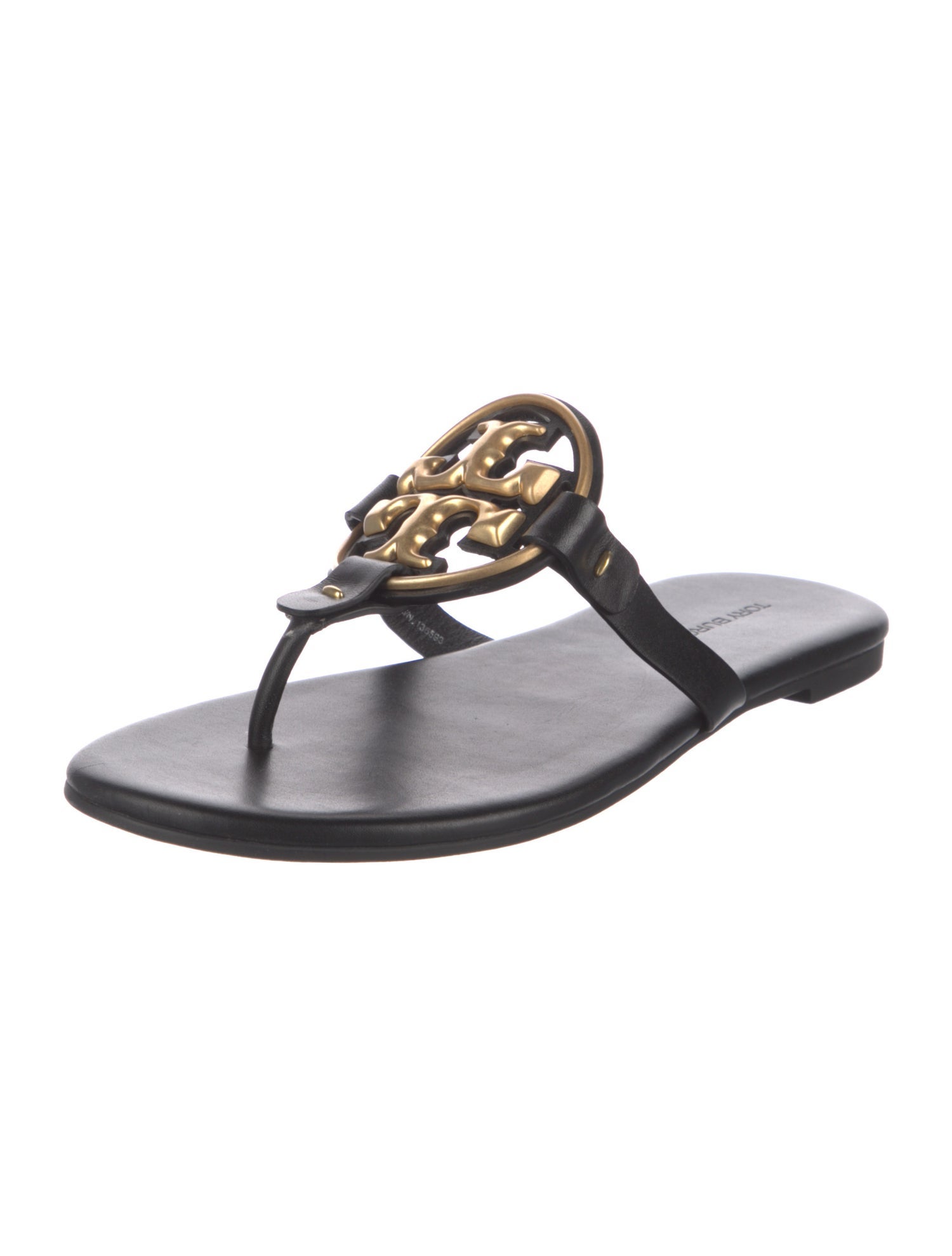 Tory Burch Leather Slides