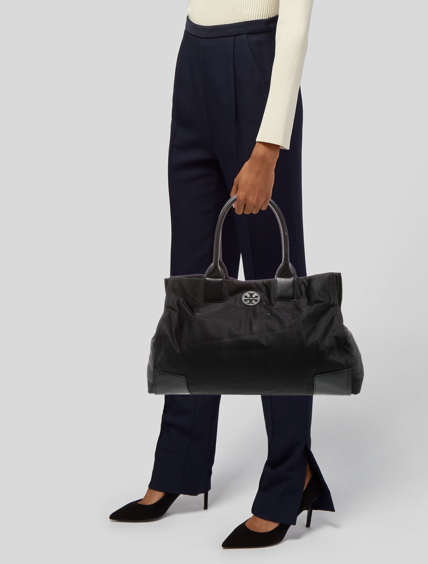 Tory Burch Nylon Top Handle Bag