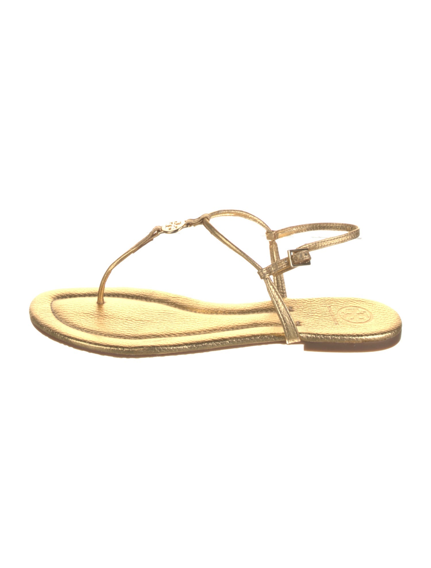 Tory Burch Leather T-Strap Sandals