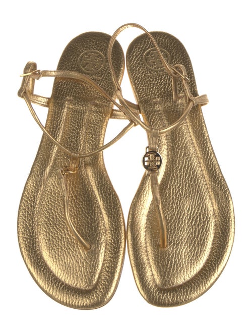 Tory Burch Leather T-Strap Sandals