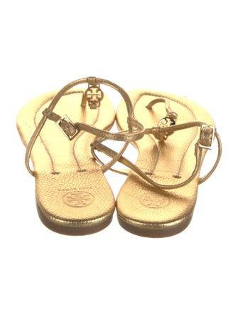 Tory Burch Leather T-Strap Sandals