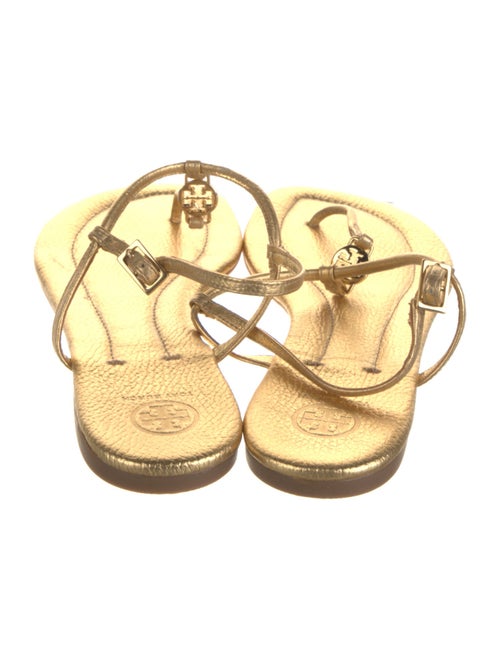 Tory Burch Leather T-Strap Sandals