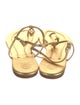 Tory Burch Leather T-Strap Sandals