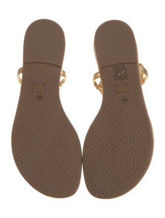 Tory Burch Leather T-Strap Sandals