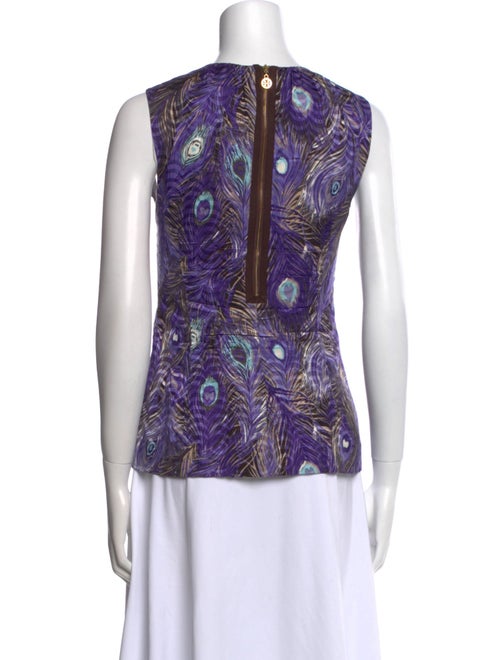 Tory Burch Silk Paisley Print Top