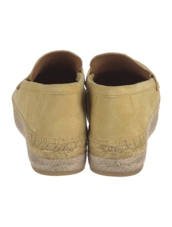 Tory Burch Signature Logo Suede Espadrilles