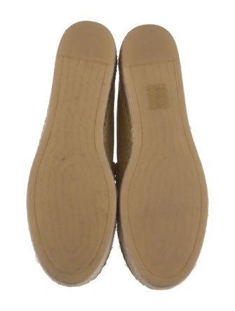 Tory Burch Signature Logo Suede Espadrilles