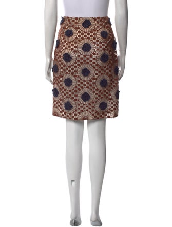 Tory Burch Printed Knee-Length Skirt