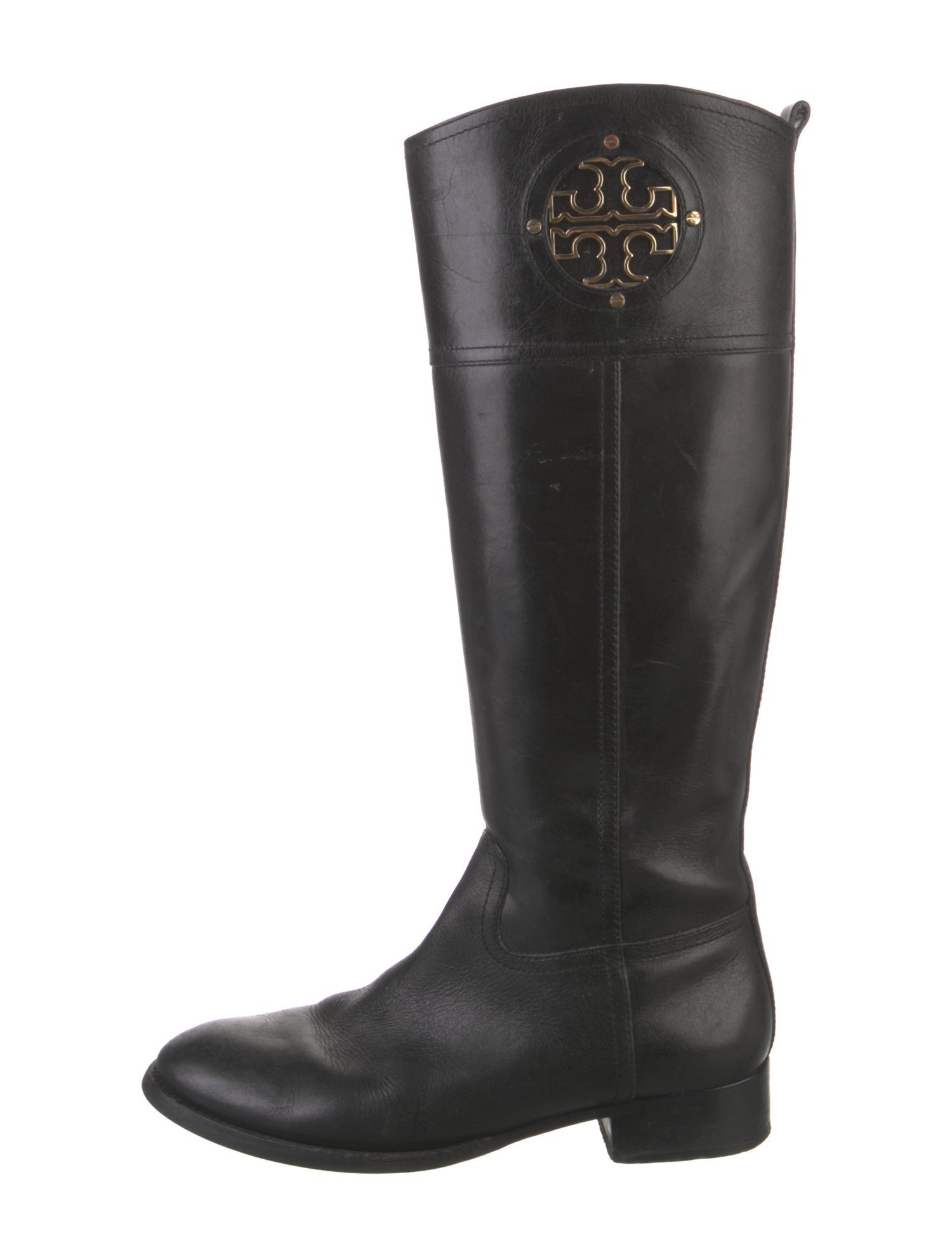 Tory Burch Leather Riding Boots