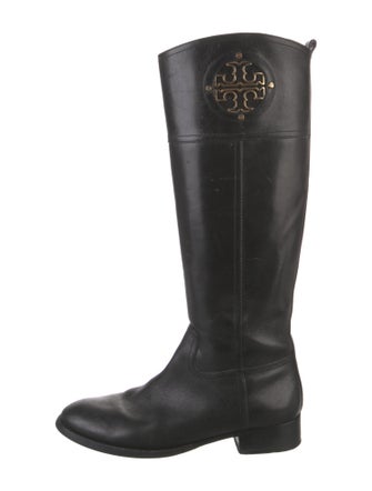 Tory Burch Leather Riding Boots