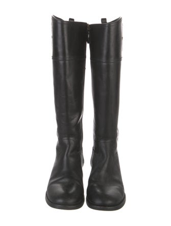 Tory Burch Leather Riding Boots
