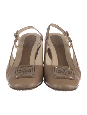 Tory Burch Leather Slingback Pumps