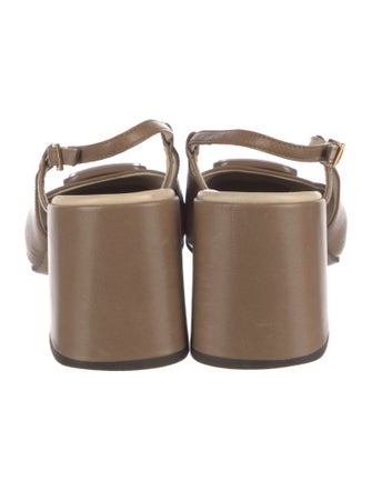 Tory Burch Leather Slingback Pumps