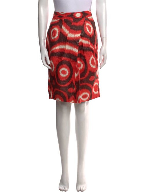 Tory Burch Linen Knee-Length Skirt