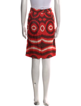 Tory Burch Linen Knee-Length Skirt