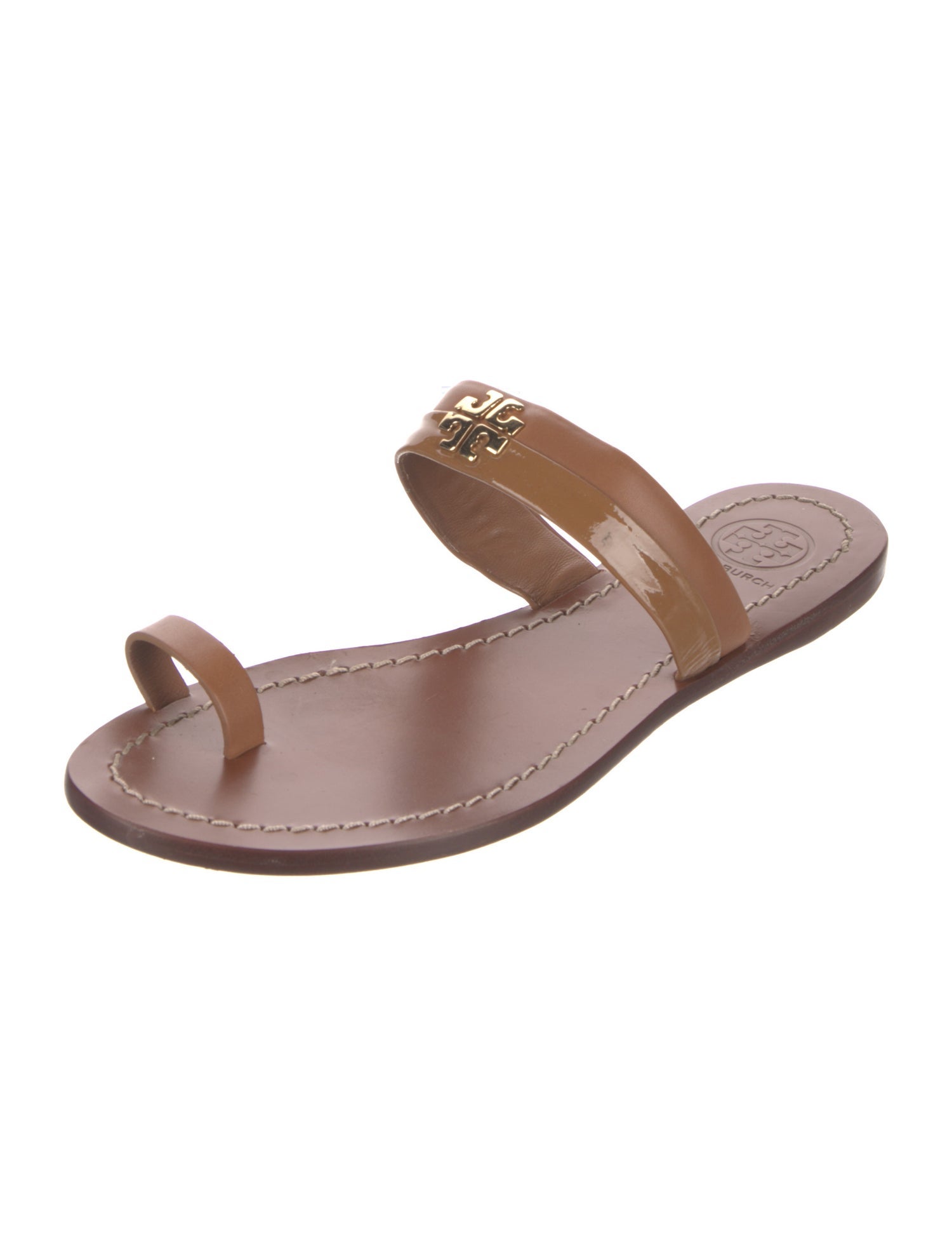 Tory Burch Patent Leather Slides