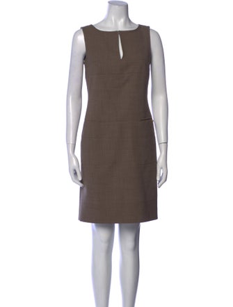 Tory Burch Scoop Neck Mini Dress