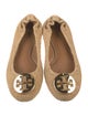 Tory Burch Embossed Leather Ballet Flats