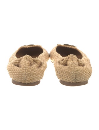 Tory Burch Embossed Leather Ballet Flats