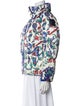 Tory Burch Floral Print Down Coat