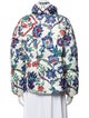 Tory Burch Floral Print Down Coat