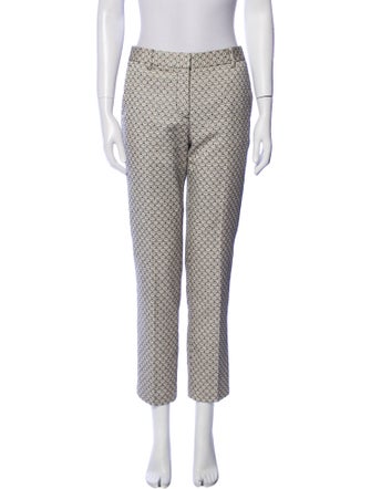 Tory Burch Printed Straight Leg Pants