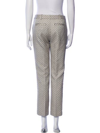 Tory Burch Printed Straight Leg Pants