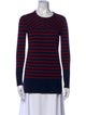 Tory Burch Merino Wool Striped Top