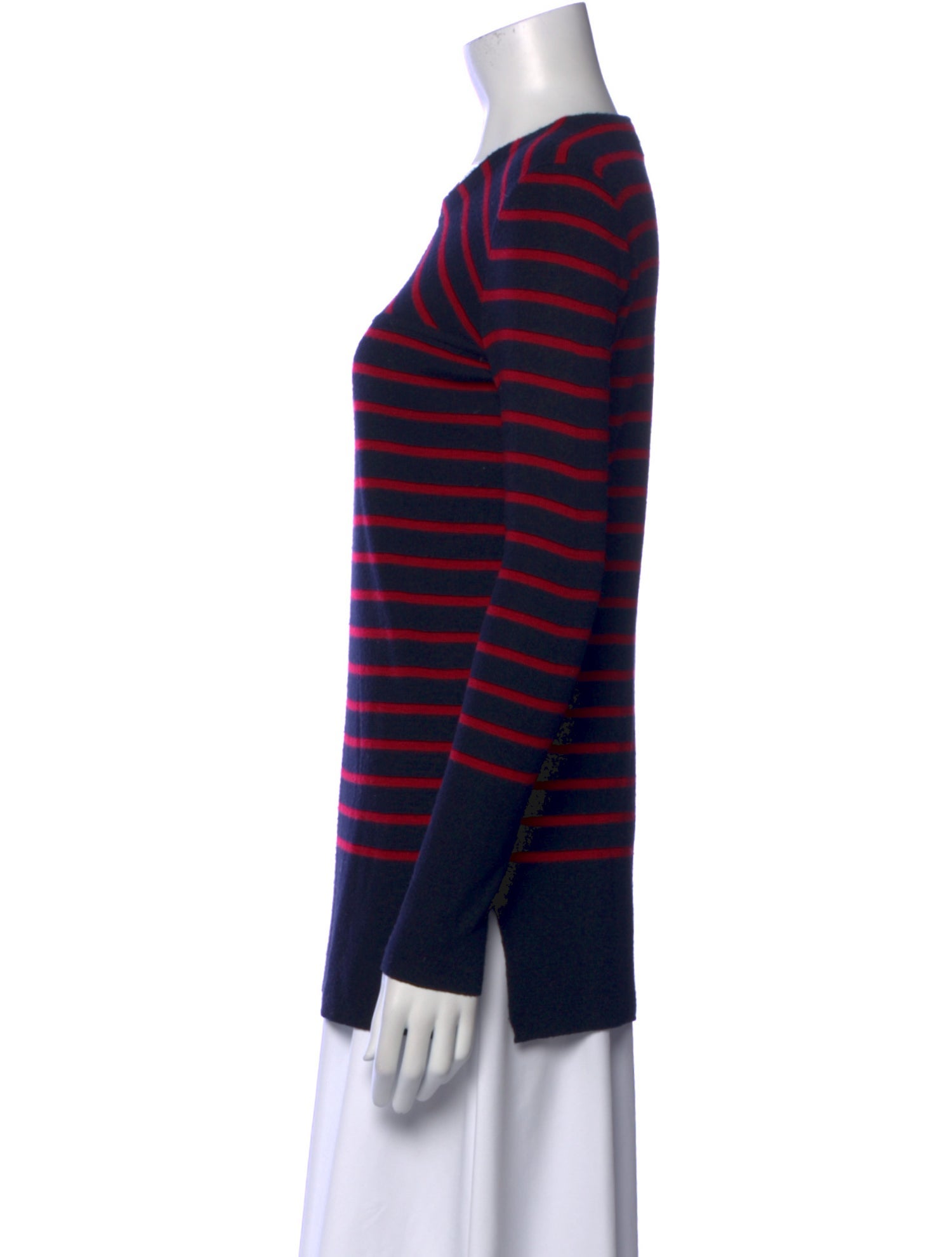 Tory Burch Merino Wool Striped Top