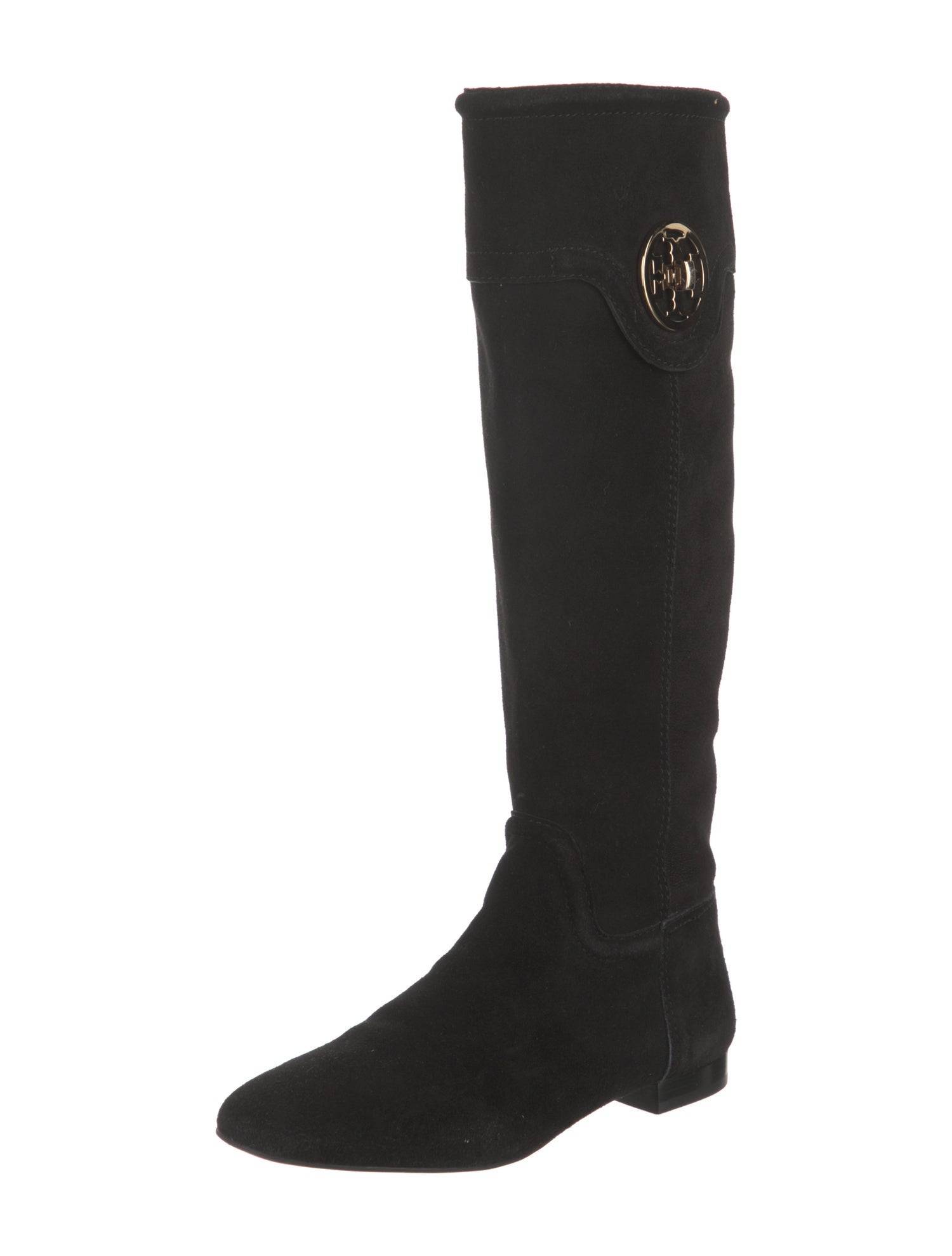 Tory Burch Suede Riding Boots