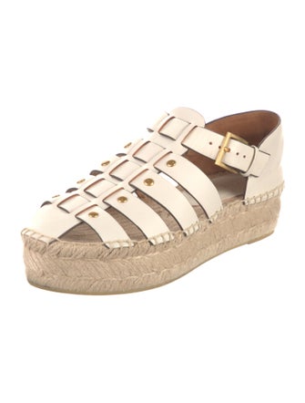 Tory Burch Leather Espadrilles
