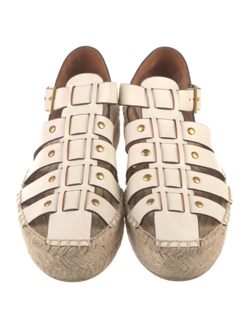Tory Burch Leather Espadrilles
