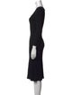 Tory Burch Scoop Neck Knee-Length Dress