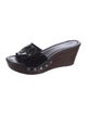 Tory Burch Patent Leather Studded Accents Slides