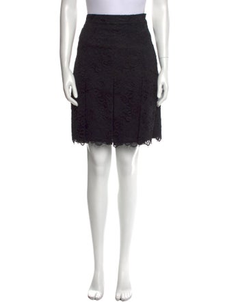 Tory Burch Pleated Accents Knee-Length Skirt