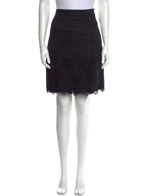 Tory Burch Pleated Accents Knee-Length Skirt